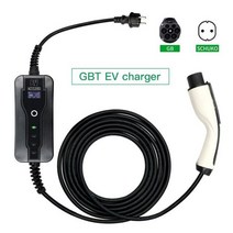 전기차충전 Chiefleet 차량용 EV 충전 케이블 소켓 EU 표준 스테이션 2 gbt 32A 22kw GBT to 타입, 16A 3.6kw GBT 5m, 1개