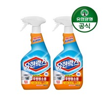 유한양행 [본사직영] 유한락스 주방청소세정제 (500mL+500mL), 4개, 1000ml