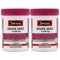 1+1 스위스 Swisse Ultiboost 포도씨추출물 Grape Seed 14250mg 300정 프로시아니딘 산화철 아스코르브산칼슘, 1개, 기본