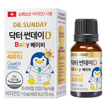 닥터썬데이 닥터썬데이D 패밀리 1000IU(15ml) 10개월분, 단품, 15ml
