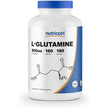 뉴트리코스트 L 글루타민 L-Glutamine 800mg 180캡슐 x 1통