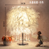 깃털 LED 조명 침실 감성 인테리어 여캠 간접조명 자취방 밝기조절, 밝기조절 X, 깃털 조명 다이아몬드 실버스탠드(중형)