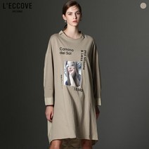[레코브(LECCOVE)] 치즈 루즈 코튼 원피스