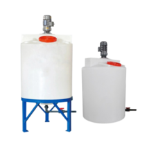 pe 약통 화학통 교반기 교반탱크 모터 부착 물탱크, Cone Bottom-100L + 커넥터