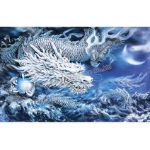 란이네 DIY 보석십자수 전설의 용 드래곤 전체수 (6만원이상 구입시 사은품) DLT20050114, 50*40cm