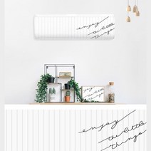 작은 평수 벽걸이 에어컨 스판 커버 원룸형 75cm 꾸미기 덮개, 벽걸이형 원룸형 러블리베어