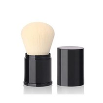 ENZO KEN 케이스 포함 블루 메이크업 브러시 세트 비건 메이크업 브러시 세트, Single Brush, R-Black/White-Hair