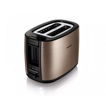유럽 토스터기 Philips HD2628/70 Toaster (Viva Metall Copper 2 Schlitze 950 W) bronze, 단일옵션