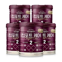 뉴 아이엠마더 컴포트케어 분유 2단계, 5캔, 800g