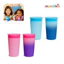 [먼치킨] 미라클 360 컬러체인징 콜드컵, 블루