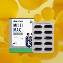 JSS 멀티맥스 1050mg x 60캡슐 오메가3 루테인 비타민 미네랄을 한번에
