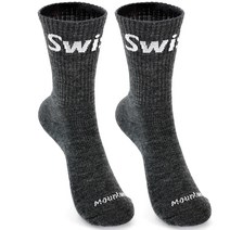 스톤콜드 메리노테크 등산용 울양말 2개입, 그레이2개입