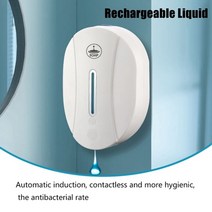 정밀기계 550ml 자동 액체 거품 비누 디스펜서 터치리스 센서 거품 손 세척기 살균제 알코올 스프레이 벽 손 세탁기자동화 시스템, 협력사, 충전식 액체