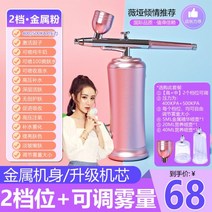 피부 미용 미스트 분무기 스프레이건 에어건 가정용 산업용 스프레이 정밀 분사, D