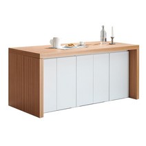 아인스 홈바 높이900 아일랜드 홈바 와이드하부장 550 국내제작 1200 1400 1600 1800 2200, 1600오픈형 상판측판 멀바우 / 하부장 그레이