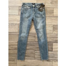 트루릴리젼 청바지 Jennie 제니 미드라이즈 스키니 블루 데님 진 26