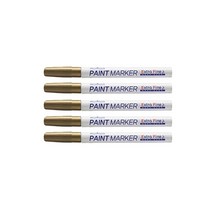 팁페인트 얇은보드마카 윈도우마카 유리에쓰는펜 금색 1P