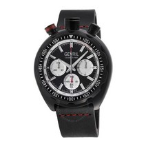 지브릴 Gevril Canal Street Chrono 크로노그래프 오토매틱 블랙 다이얼 남성용 시계