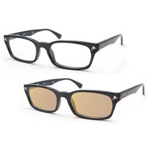 [색이 바뀌는 조광 렌즈 첨부·HOYA·선텍 조광 안경 세트] Ray-Ban(레이반) RX5017A-2000(52)(조광 안경·조광 렌즈·조광 선글라스 세트)의 클로셀 프레임 맨즈·레이디즈 ( 렌즈:브라운)