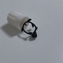 블랙 장미 한송이 링