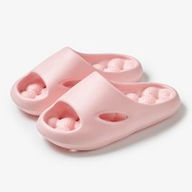 화장실 지압슬리퍼 실내화 족저근막염슬리퍼 사무실슬리퍼 붓기빼는법 실내슬리퍼 슬리퍼, 44-45, 핑크