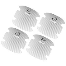 잘 나가는 완전 빠른 더 빠르게 자동차 도어 핸들 컵 보호 스티커 마쯔다 3 bk 6 gg 2 Cx3 Cx5 Cx7 Cx9 D