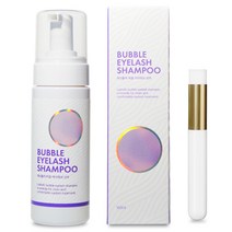 래쉬홀릭 버블 아이래쉬 샴푸 160ml + 래쉬몬스터 샴푸 브러쉬 1p, 1세트