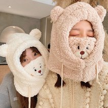 곰돌이바라클라바 귀달린 에스키모 군방 장수 모자