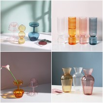 오로라 크리스탈 유리 화병, 달리아 화병(블루)