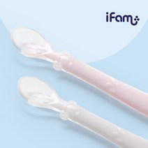 아이팜 이지두잉 실리콘 이유식 스푼, 2.화이트