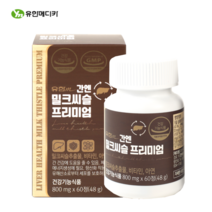 유한메디카 간엔 밀크씨슬 프리미엄 아연 간영양제 실리마린 800mg x 60정 2개월분