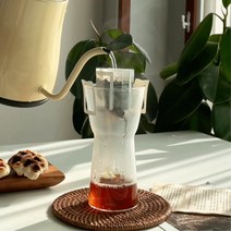 카페 아이스아메리카노 높은 입구넓은 유리잔 감성 빈티지 카페유리컵 커피, 1개, 872코넌 내열유리컵 450ml
