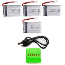 SYMA X5 X5C X5SW 드론부품, 45. (X5C) 500mah4개+6in1충전