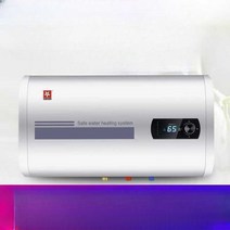 전기온수기 대용량 50L 보일러 난방 절약 온수 원룸 가족 목욕 욕실 펜션, 100리터 드럼 디지털 디스플레이 물 정전 + Door