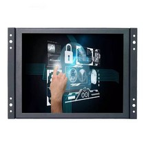 커브드 보조 노트북 듀얼 모니터 ZHIXIANDA 8 인치 1024x768 Lcd HDi VGA USB 입력 오픈 프레임 정전 식 터치 스크린 포함, [01] Capacitive Touch