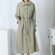 간절기원피스 국내제작 퀄리티 셔츠 베이지 네이비 스트링 셔링 봄 하객룩 캐쥬얼 원피스