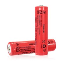 18650 보호회로내장 리튬이온충전지 KC인증 3500mAh, 단품