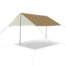 WMXZ 마운틴이큅먼트 타프 헥사타프, 300X500, 도톰형, 카키색 옷감