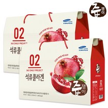 즙쟁이 석류콜라겐 즙 2박스 60포 석류즙, 2개