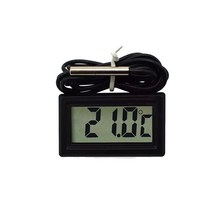 요리온도계 디지털온도계 플라스틱 자석 디지털 미니 온도계 습도계 LCD 디스플레이, 한개옵션1, 02 WHITE