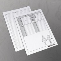 한의원 주문제작 진료부(A4) 100모조 20권(2 000장), 20권, 머리꼬리