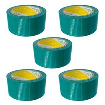 소유 청테이프 면테이프 가정용 녹색 48mm x 15M, 15개입