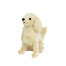 한사토이 동물인형 골든리트리버 Golden Retriever, 28cm, 갈색 (6183)