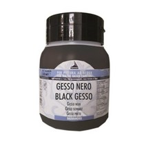 마이메리.보조제.615.블랙젯소(Black Gesso) 500ml, 단품, 1개
