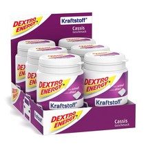 Dextro Energy 덱스트로 에너지 KRAFTSTOFF 카시스 포도당 비타민 캔디 68g 6팩
