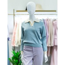 에이비에프지 AK평택 ab.f.z 오픈카라 배색니트 (APX5HW-38G)