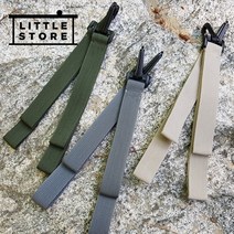 리틀스토어 2단 배낭손잡이 배낭끈 등산 배낭 보조 용품 백패킹 산행 트레킹 가방 국내생산제품, 단색형 블랙