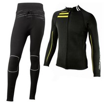 투사 서핑슈트 서프 자켓 팬츠 세트 M(남성용), 상의 L