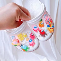 노아인터 어몽어스 야광 LED 신발꾸미기 샌들