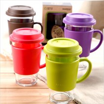 글라스락 내열강화 에코컵380ml, 1개, 퍼플(크라프트상자)